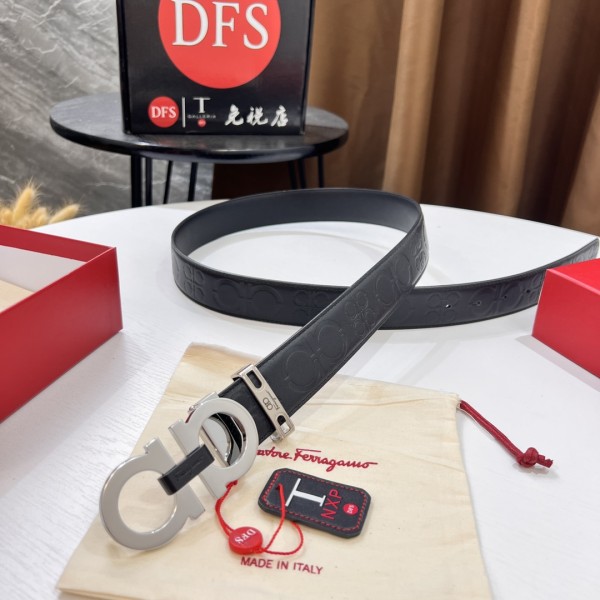 Streetwear Belt Ferragamo 320420 size:3.5cm