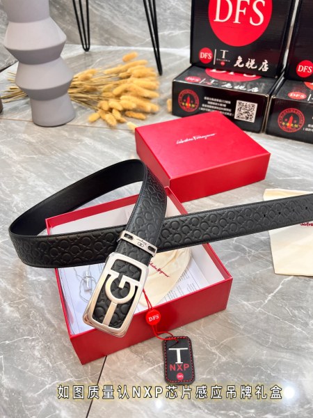 Streetwear Belt Ferragamo 320772 size:3.5cm