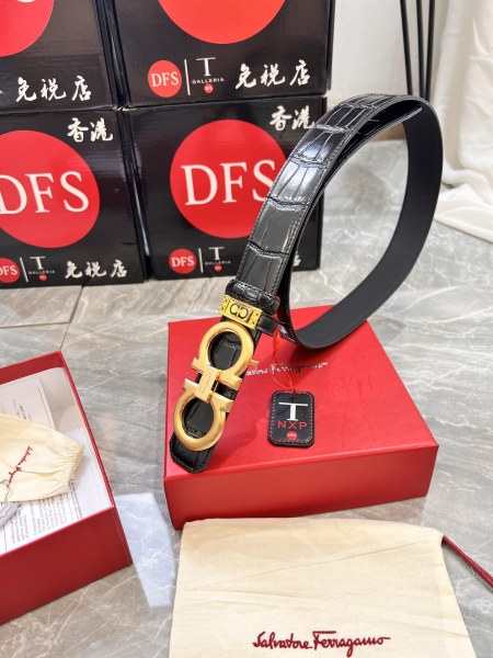 Streetwear Belt Ferragamo 320811 size:3.5cm