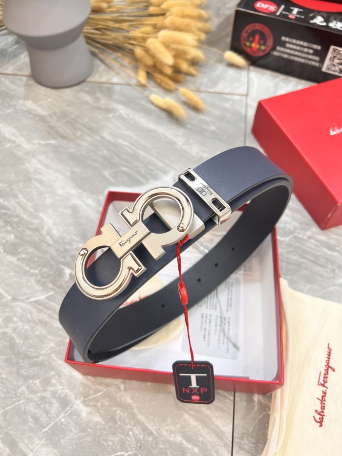 Streetwear Belt Ferragamo 320856 size:3.5cm