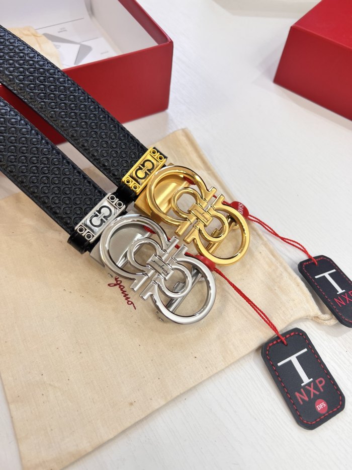 Streetwear Belt Ferragamo 320362 size:3.5cm