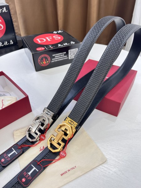 Streetwear Belt Ferragamo 320918 size:3.5cm