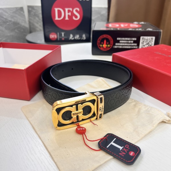 Streetwear Belt Ferragamo 320459 size:3.5cm