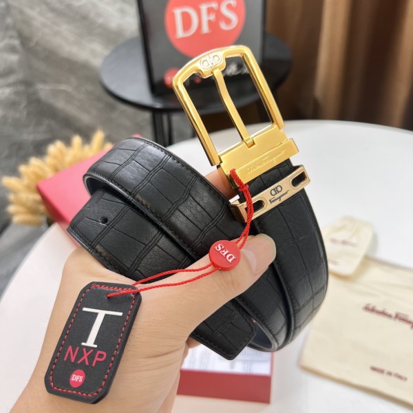 Streetwear Belt Ferragamo 320914 size:3.5cm