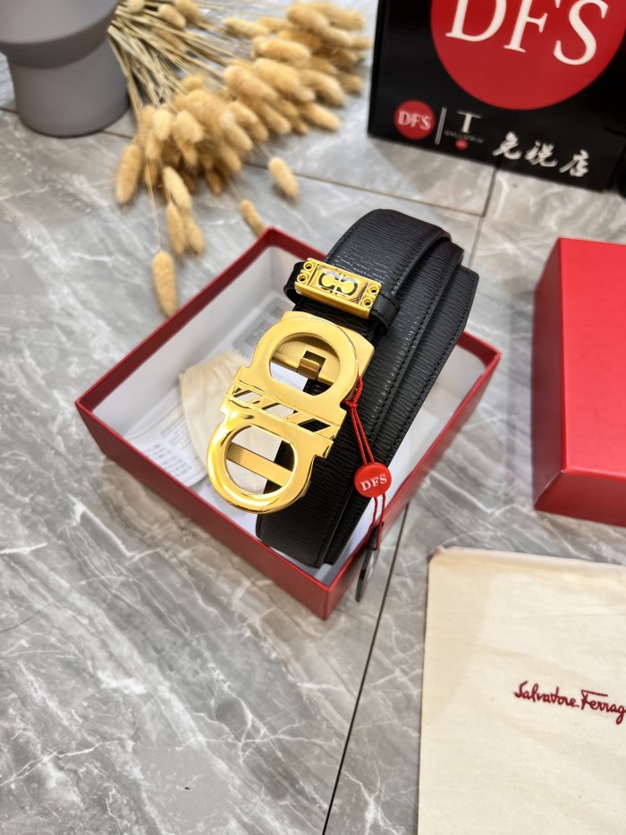 Streetwear Belt Ferragamo 320874 size:3.5cm