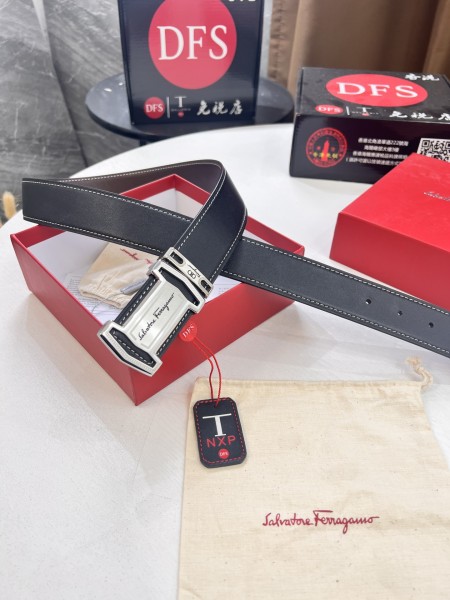 Streetwear Belt Ferragamo 320525 size:3.5cm