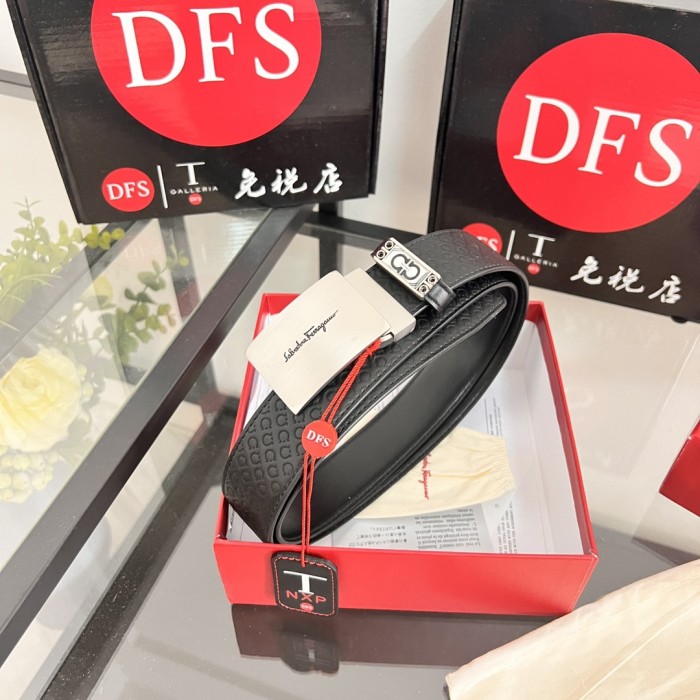 Streetwear Belt Ferragamo 320734 size:3.5cm