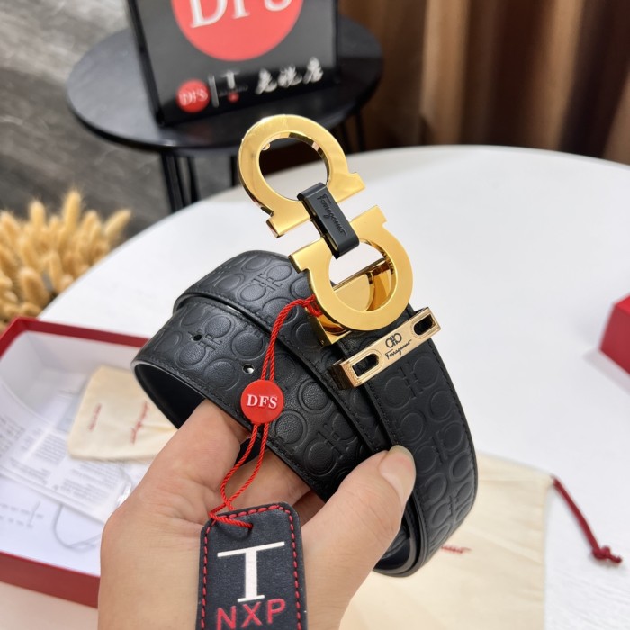 Streetwear Belt Ferragamo 320659 size:3.5cm