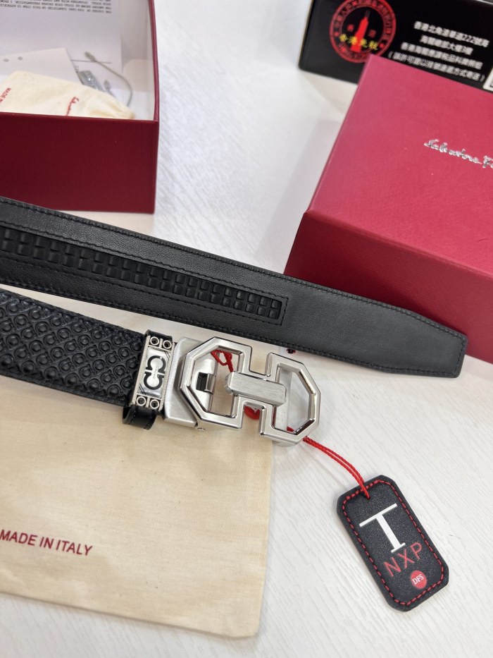 Streetwear Belt Ferragamo 320919 size:3.5cm