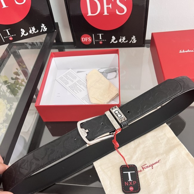 Streetwear Belt Ferragamo 320744 size:3.5cm