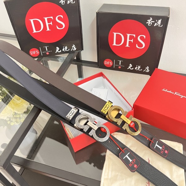 Streetwear Belt Ferragamo 320705 size:3.5cm