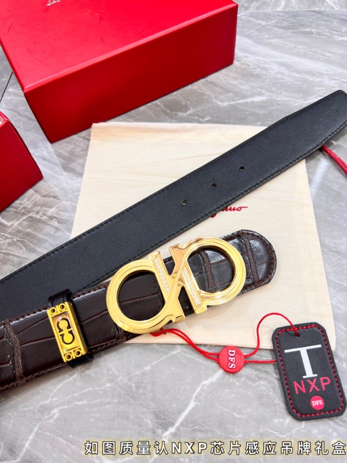 Streetwear Belt Ferragamo 320798 size:3.5cm