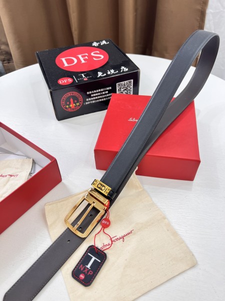 Streetwear Belt Ferragamo 320423 size:3.5cm