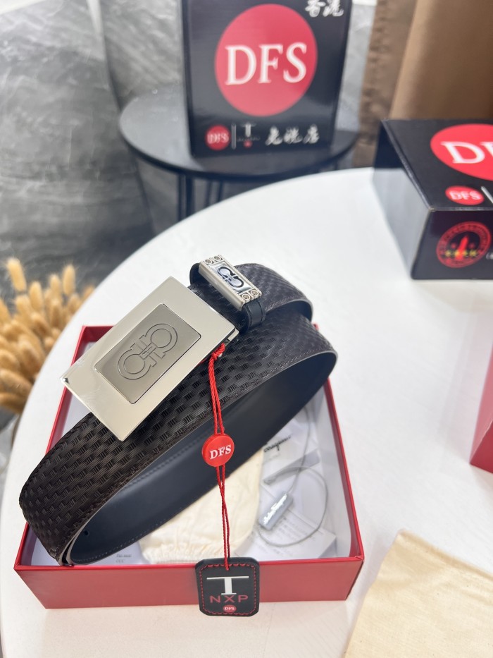 Streetwear Belt Ferragamo 320897 size:3.5cm