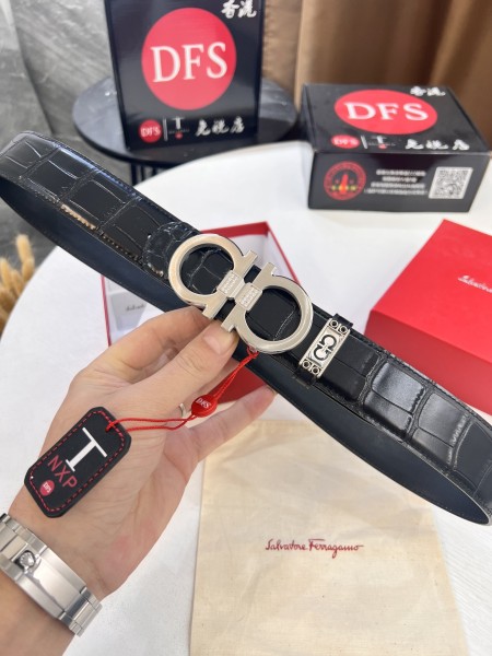 Streetwear Belt Ferragamo 320587 size:3.5cm