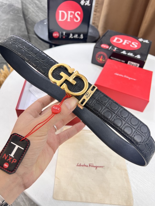 Streetwear Belt Ferragamo 320510 size:3.5cm