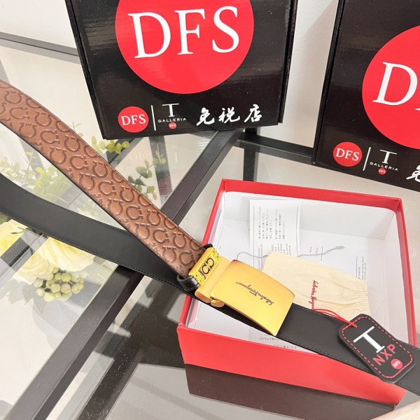 Streetwear Belt Ferragamo 320735 size:3.5cm