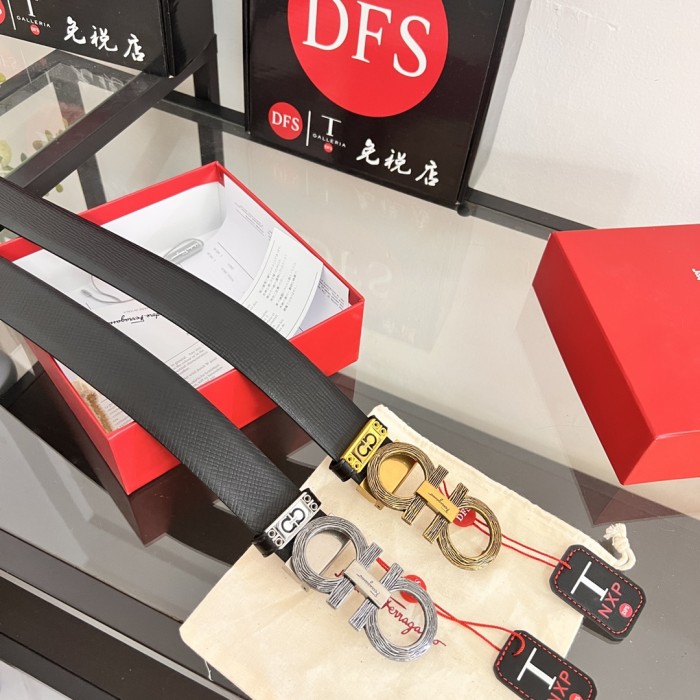 Streetwear Belt Ferragamo 320749 size:3.5cm