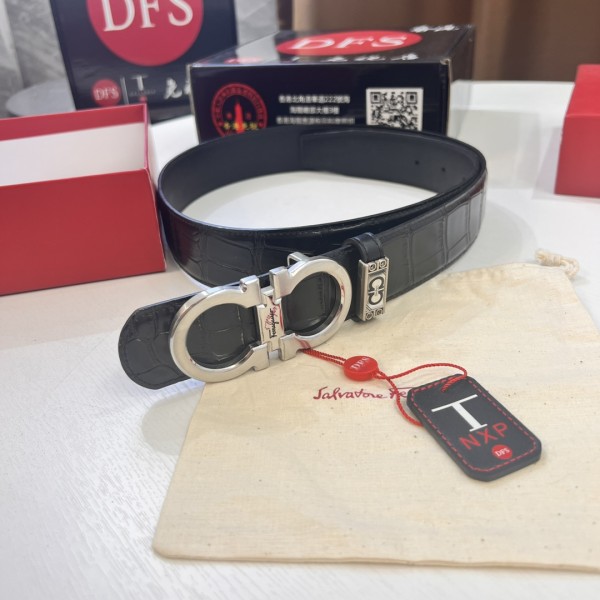 Streetwear Belt Ferragamo 320434 size:3.5cm