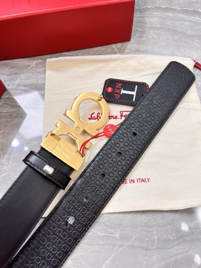 Streetwear Belt Ferragamo 320807 size:3.5cm