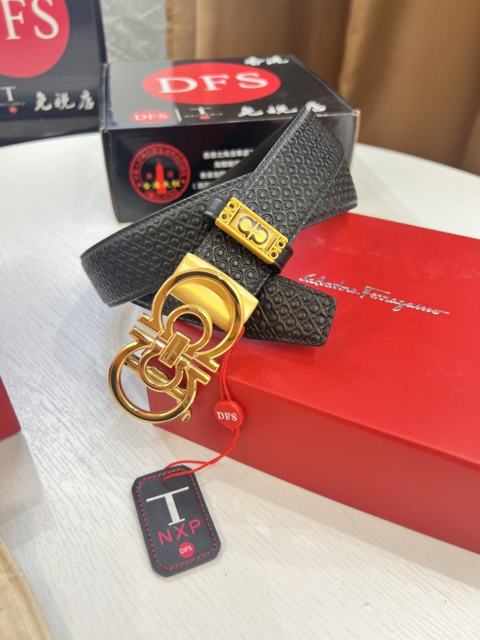 Streetwear Belt Ferragamo 320362 size:3.5cm