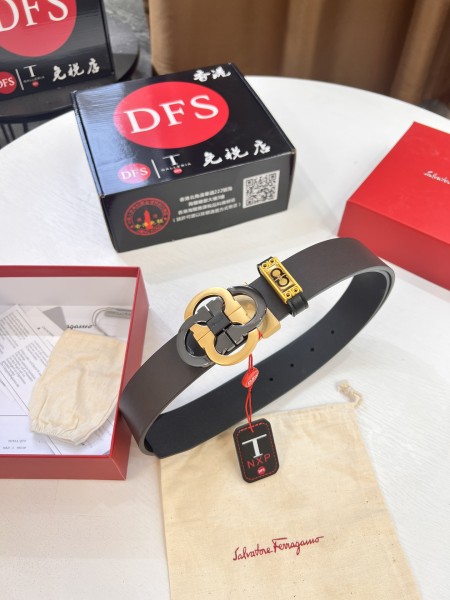 Streetwear Belt Ferragamo 320454 size:3.5cm