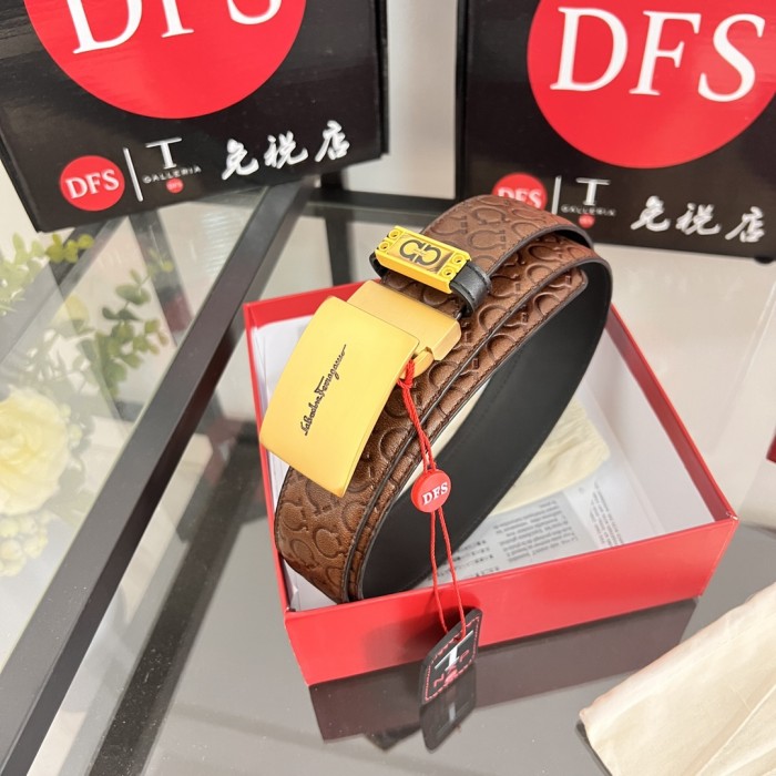 Streetwear Belt Ferragamo 320735 size:3.5cm