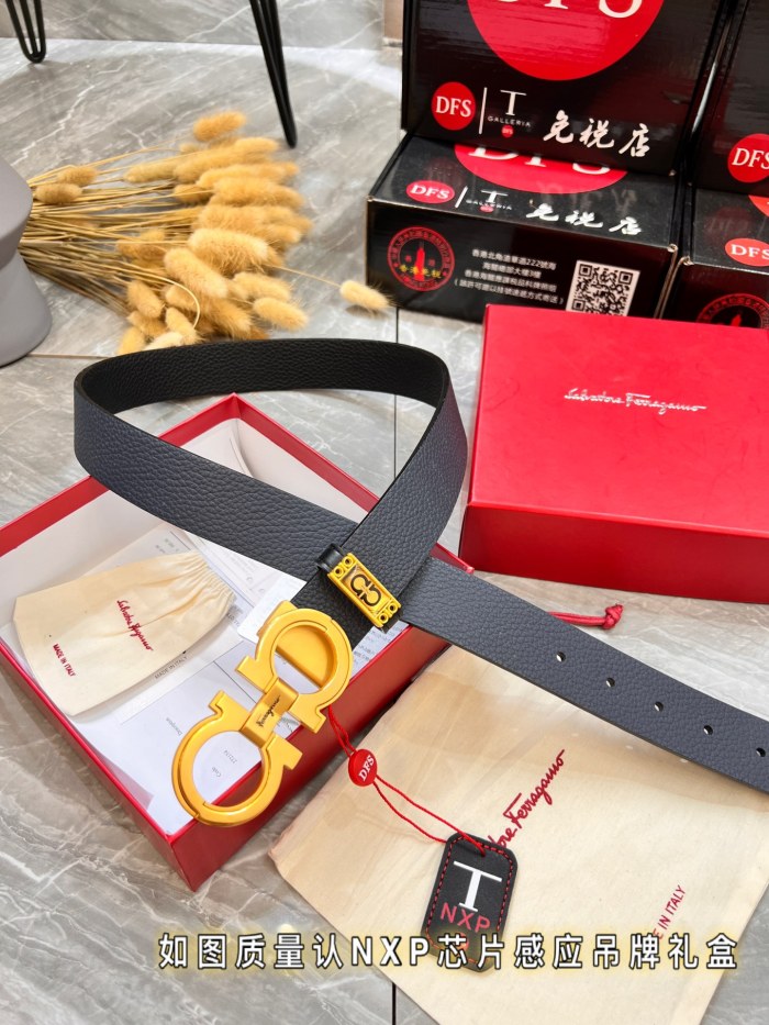 Streetwear Belt Ferragamo 320861 size:3.5cm