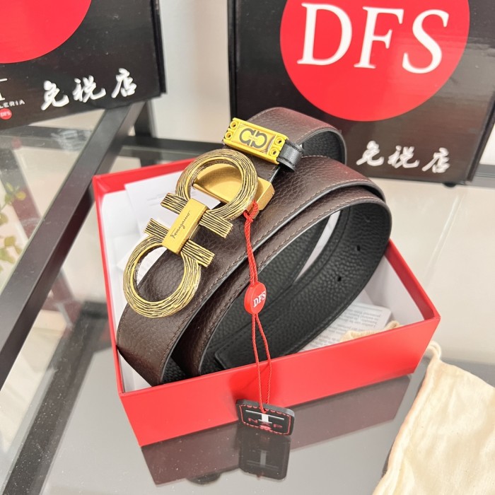 Streetwear Belt Ferragamo 320705 size:3.5cm