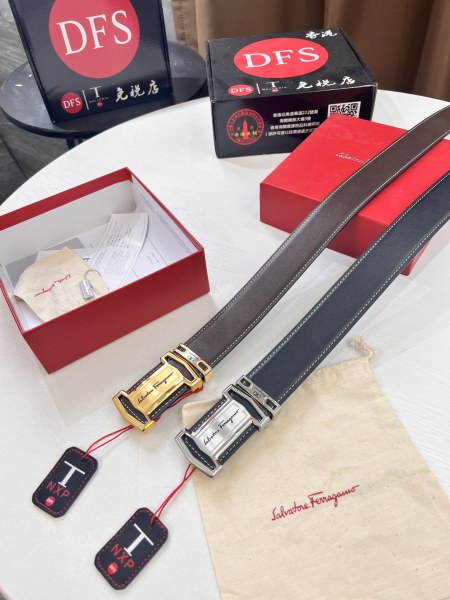 Streetwear Belt Ferragamo 320524 size:3.5cm