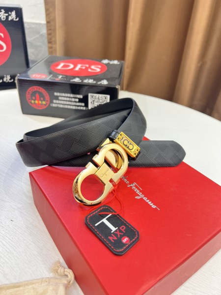 Streetwear Belt Ferragamo 320666 size:3.5cm