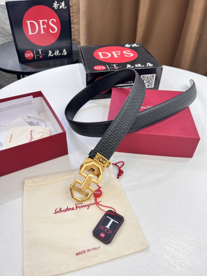 Streetwear Belt Ferragamo 320918 size:3.5cm