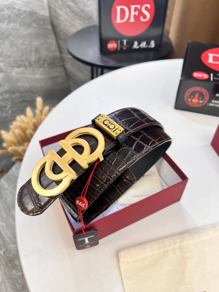 Streetwear Belt Ferragamo 320846 size:3.5cm