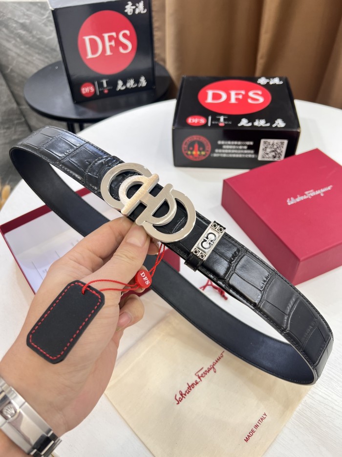 Streetwear Belt Ferragamo 320845 size:3.5cm