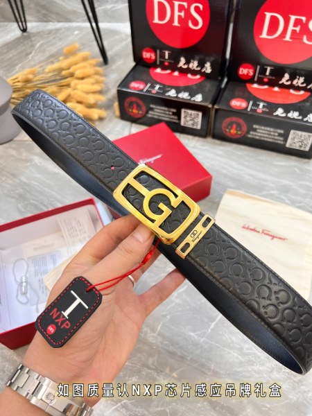 Streetwear Belt Ferragamo 320773 size:3.5cm