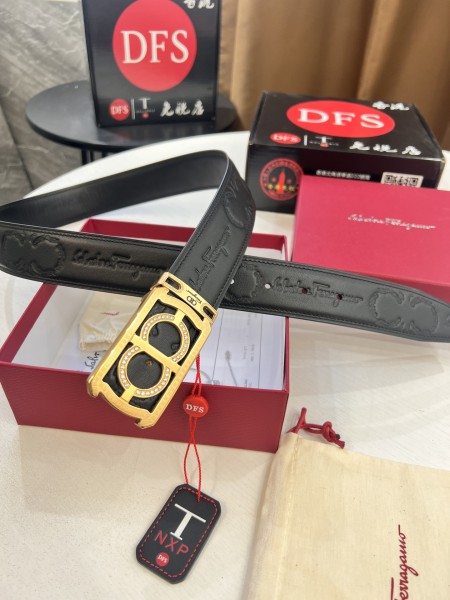 Streetwear Belt Ferragamo 320815 size:3.5cm