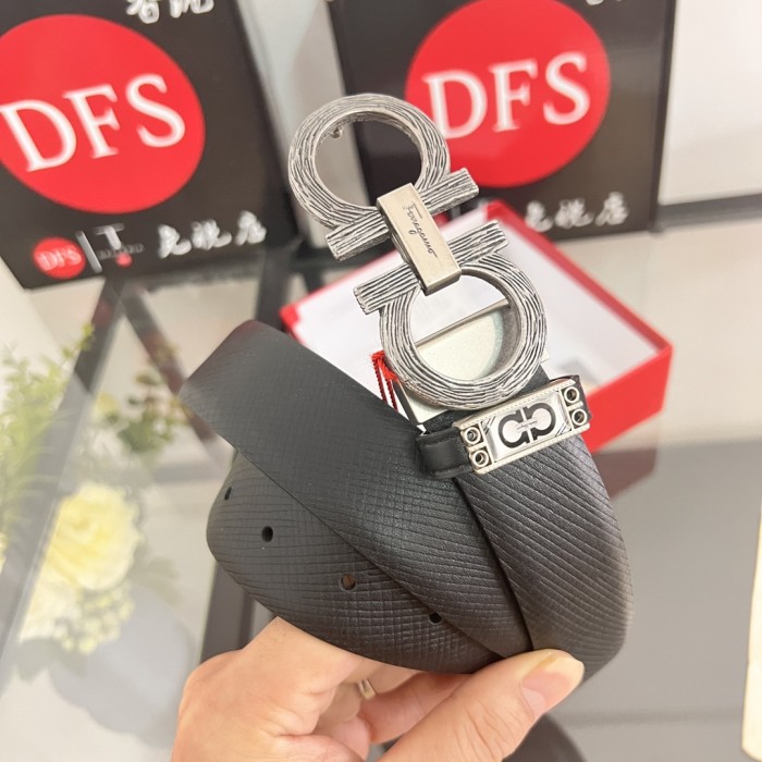 Streetwear Belt Ferragamo 320749 size:3.5cm