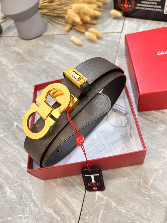 Streetwear Belt Ferragamo 320824 size:3.5cm