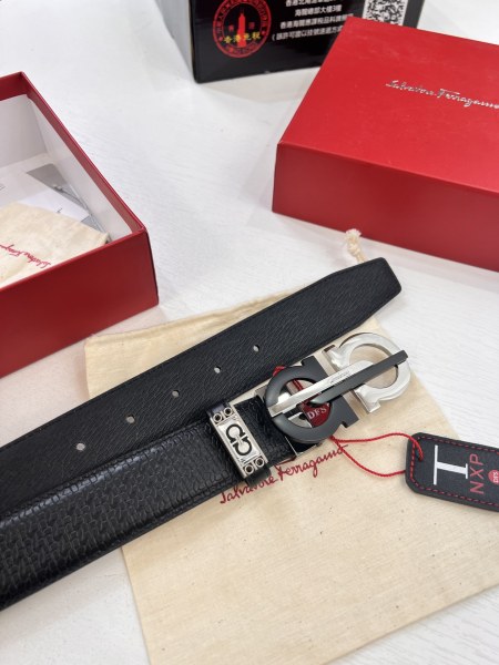 Streetwear Belt Ferragamo 320544 size:3.5cm