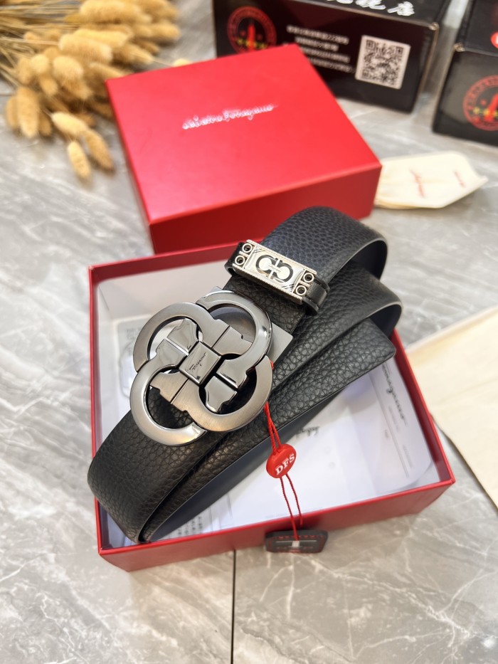Streetwear Belt Ferragamo 320841 size:3.5cm