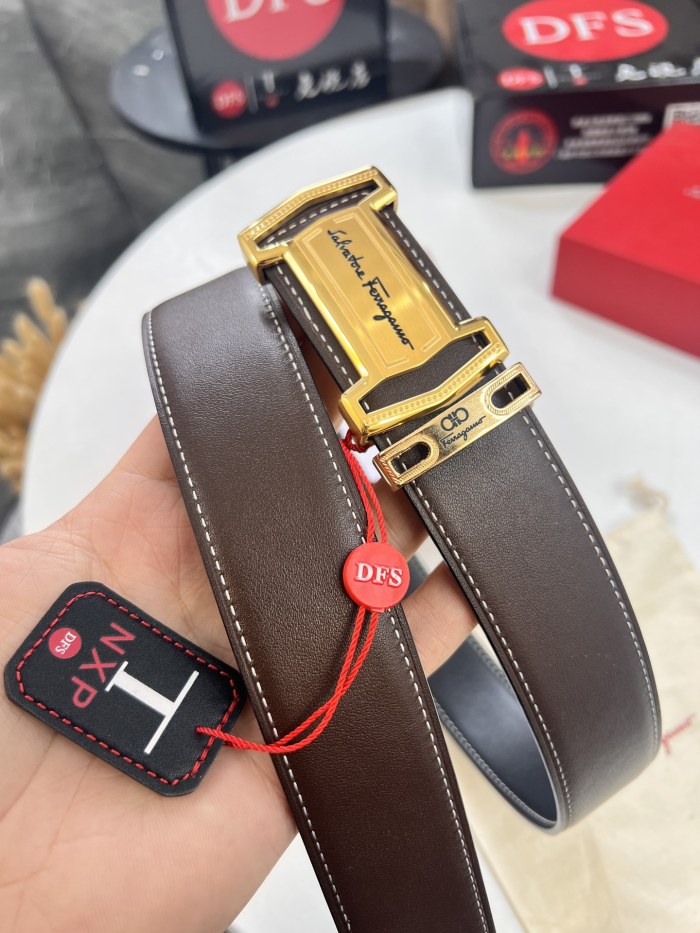 Streetwear Belt Ferragamo 320524 size:3.5cm