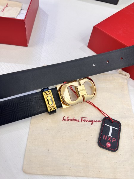 Streetwear Belt Ferragamo 320666 size:3.5cm