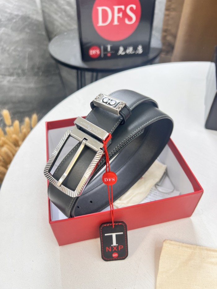 Streetwear Belt Ferragamo 320582 size:3.5cm