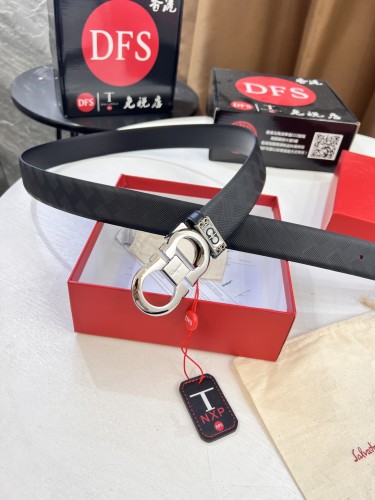 Streetwear Belt Ferragamo 320494 size:3.5cm