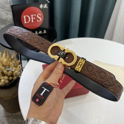 Streetwear Belt Ferragamo 320906 size:3.5cm