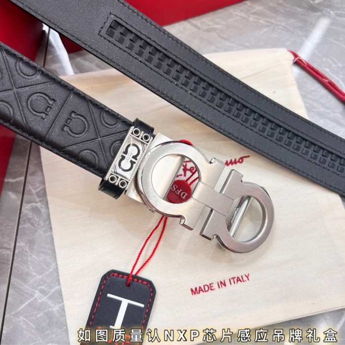 Streetwear Belt Ferragamo 320819 size:3.5cm