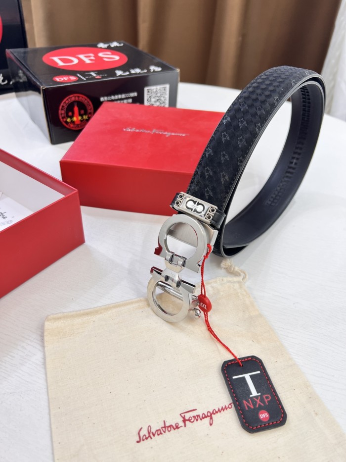 Streetwear Belt Ferragamo 320788 size:3.5cm
