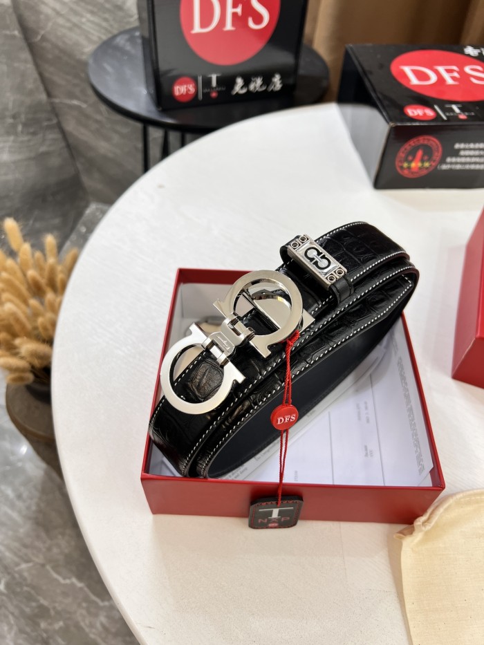 Streetwear Belt Ferragamo 320478 size:3.5cm