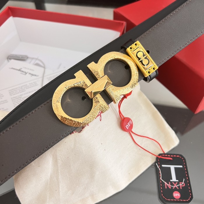 Streetwear Belt Ferragamo 320739 size:3.5cm