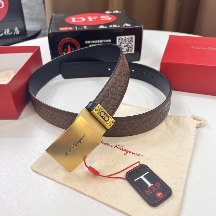 Streetwear Belt Ferragamo 320566 size:3.5cm